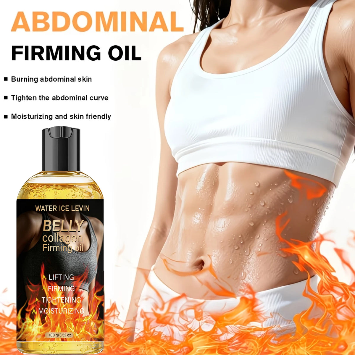 Collagen Firming Oil Belly Skin Tightening and Moisturizing Treatment