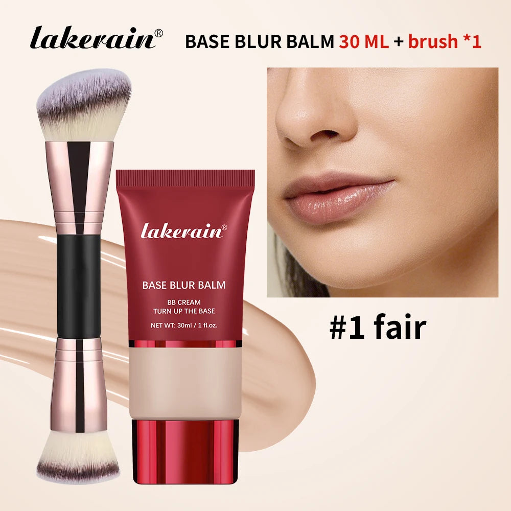 Matte Liquid Foundation and Dual-Brush Set - 21
