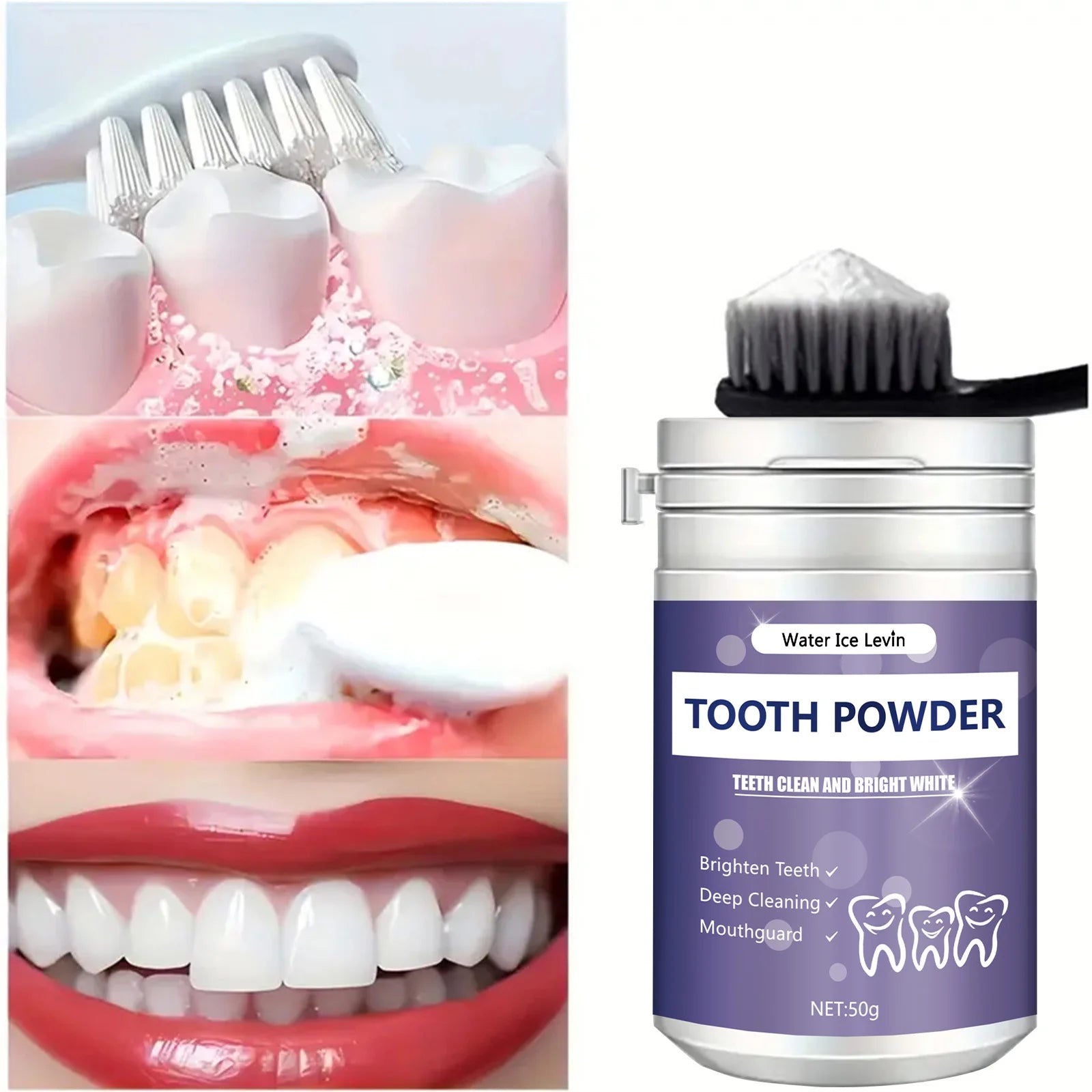 Pearl Tooth Powder Teeth Whitening Stain Removal Oral Care 50g - 1