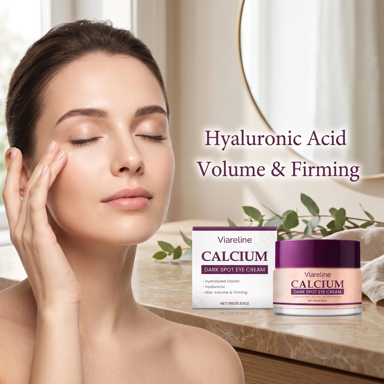 Firming Calcium Eye Cream for Dark Circles and Fine Lines - 1