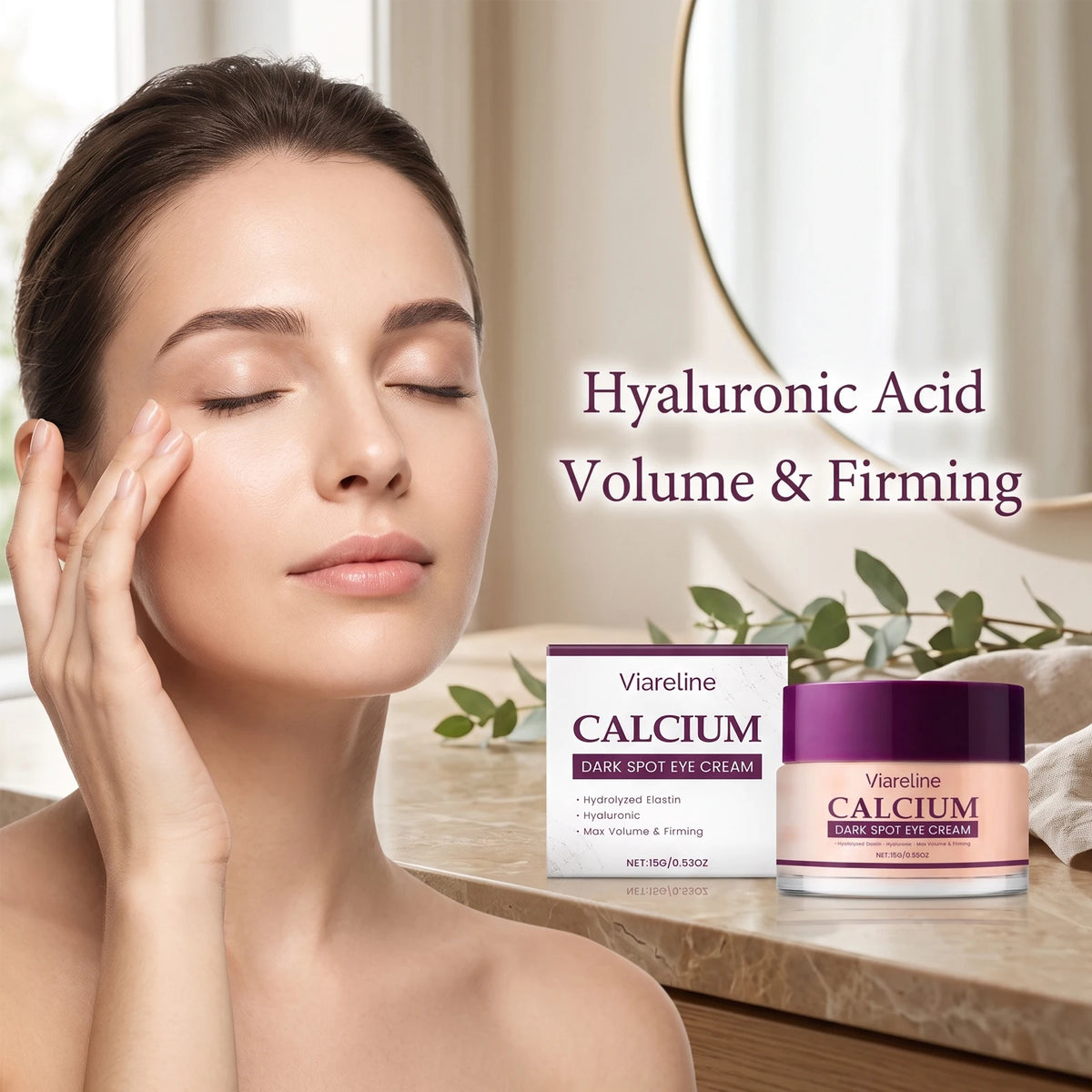 Firming Calcium Eye Cream for Dark Circles and Fine Lines