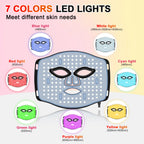 7-Color LED Silicone Facial Mask for Skin Rejuvenation