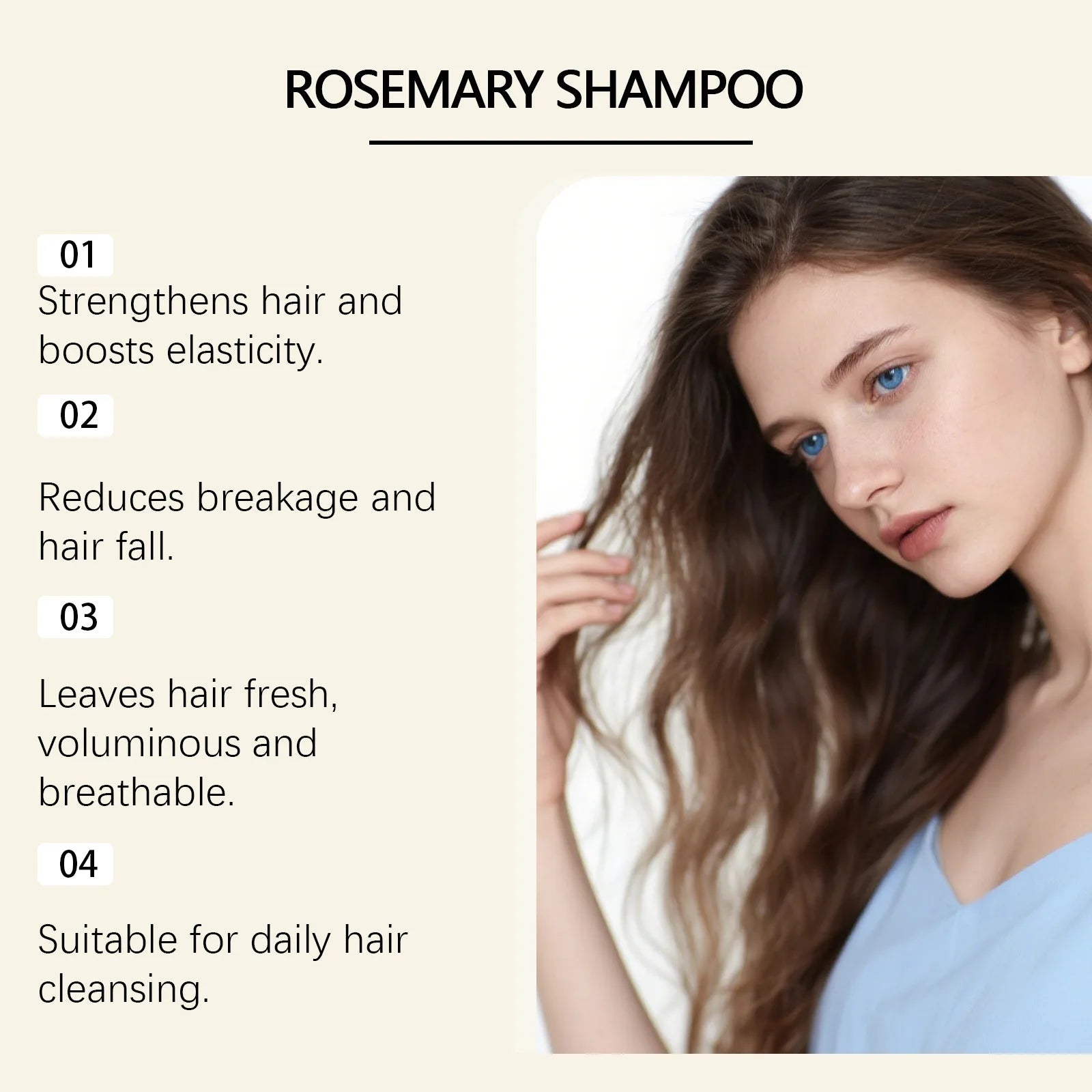 Herbal Rosemary and Biotin Strengthening Shampoo 100ml