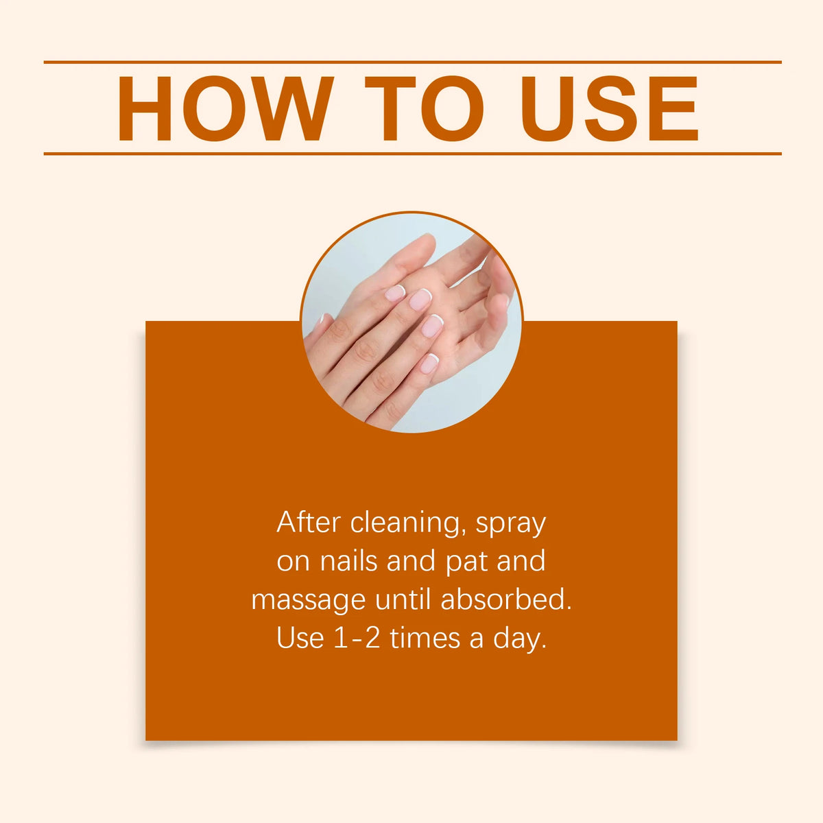 Bee Venom Nourishing Nail Spray for Brittle and Discolored Nails