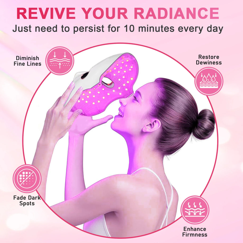 7-Color LED Photon Facial Mask for Skin Rejuvenation