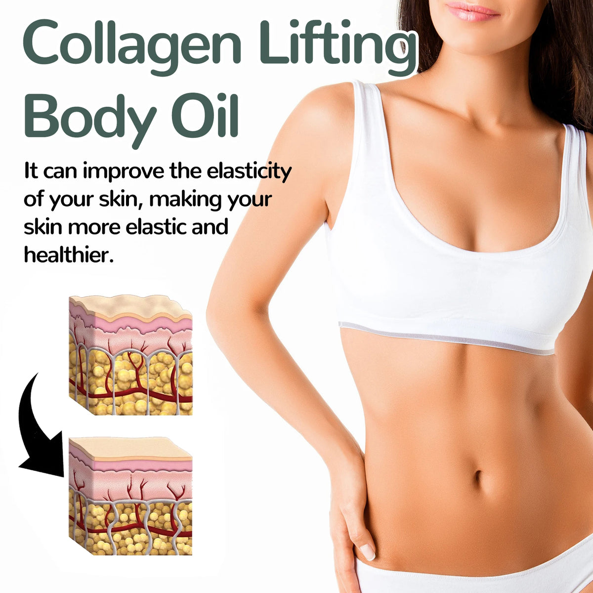Collagen Body Firming Oil for Tightening and Hydration