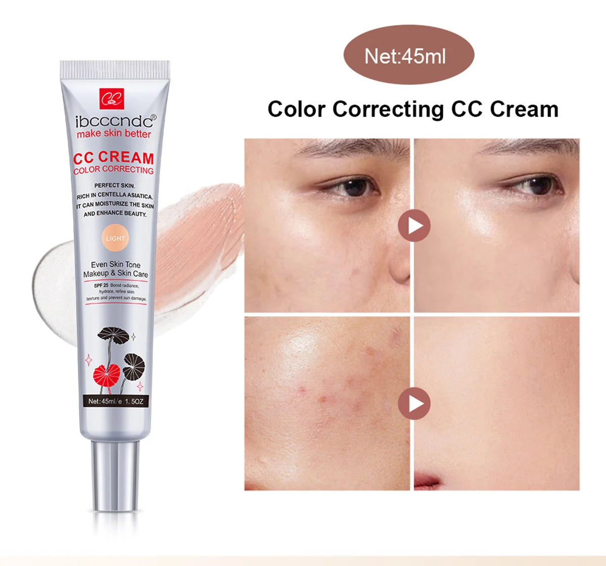Color Correcting CC Cream with Moisturizing SPF Protection - 11