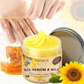 YUITIKUE Bee Venom Milk Hand Wax Exfoliating Mask for Smooth Skin