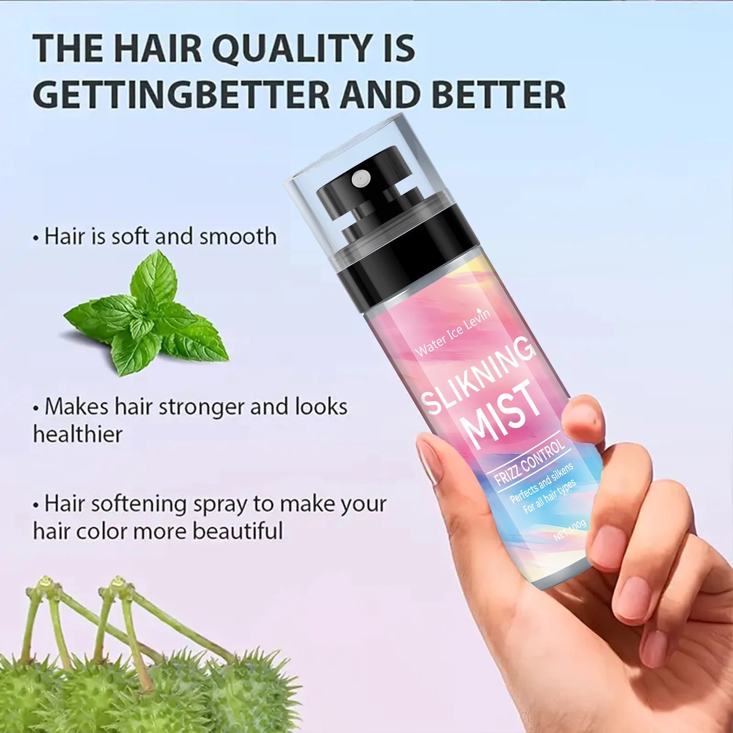 100ml Leave-in Hair Care Spray for Styling and Frizz Control