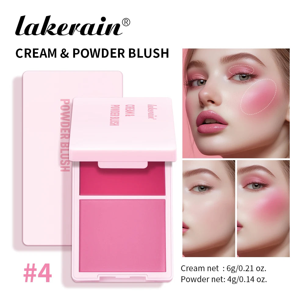 2-in-1 Cream and Powder Blush Palette