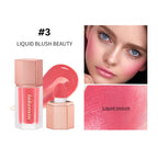Waterproof Matte Liquid Blush with Built-in Applicator