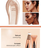 Liquid Face Contour and Highlighter Wand with Cushion Applicator