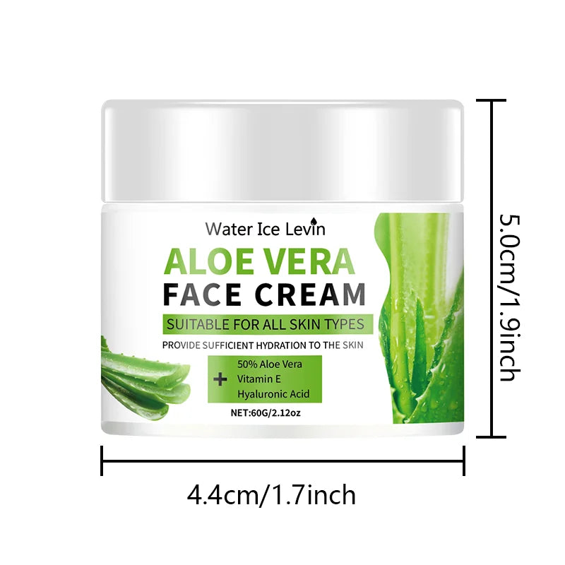 Aloe Vera Vitamin E Moisturizer Soothing Face Cream for Dry Skin