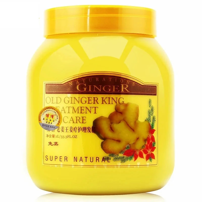 500ml Ginger Extract Moisturizing Hair Repair Mask Conditioner - 7