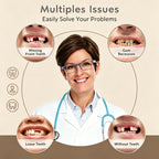 Comfortable Silicone Dentures for Realistic Smile