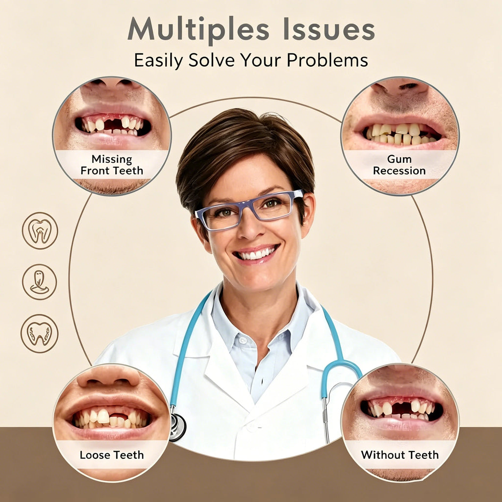 Comfortable Silicone Dentures for Realistic Smile