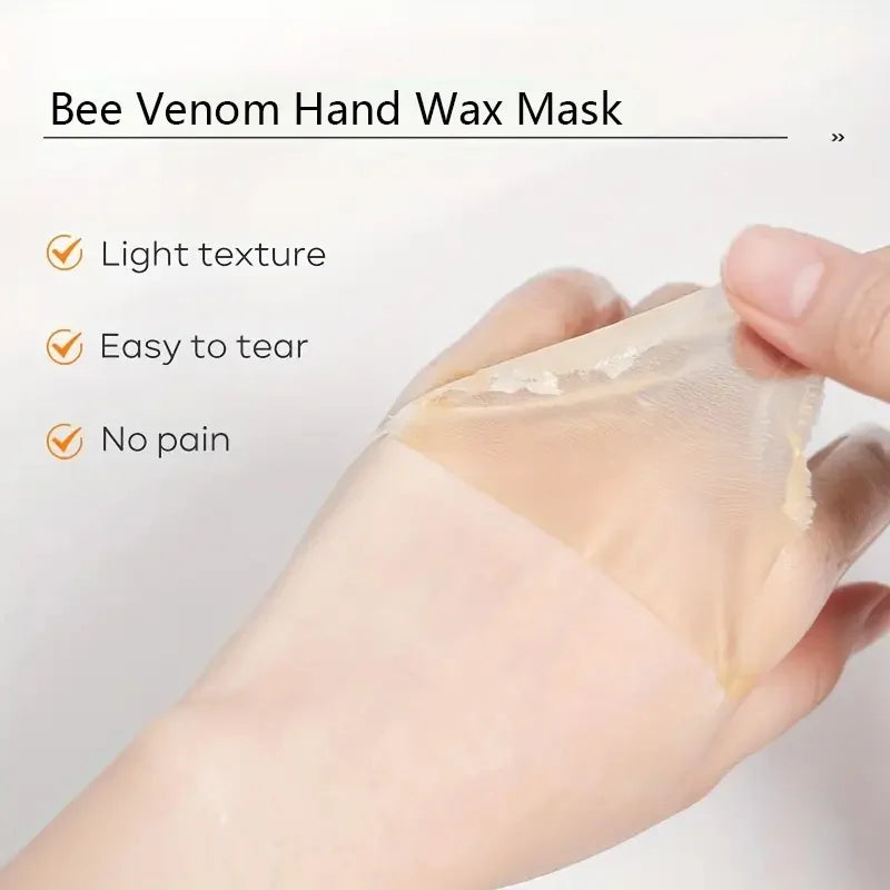 Honey Bee Venom Hand Wax Mask Moisturizing Exfoliating Treatment 60g