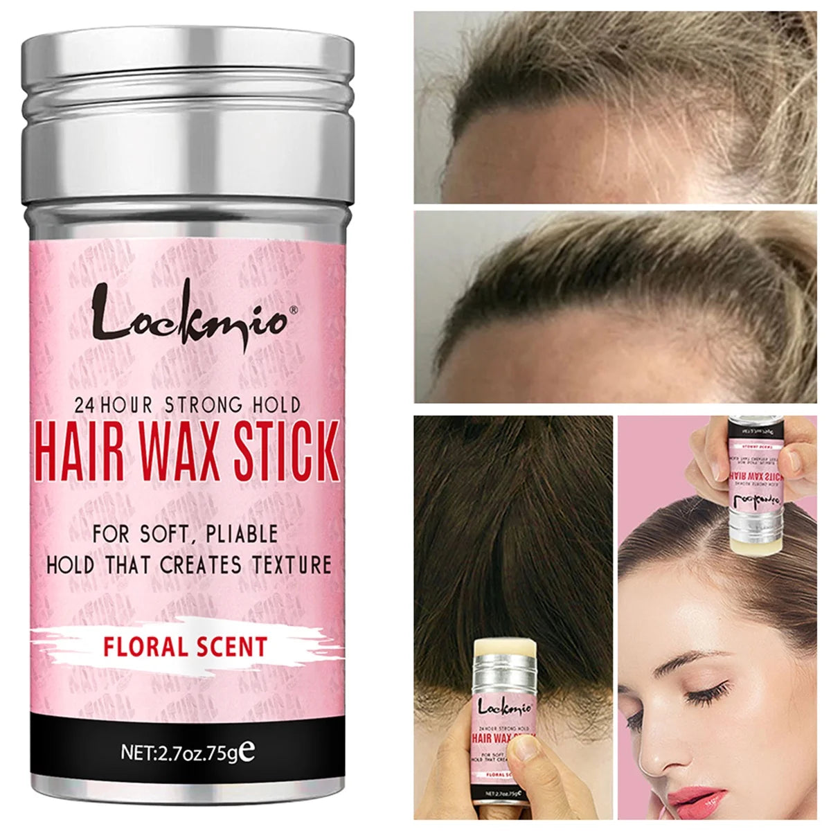 Lockmio Wig Installation Kit Hair Wax Stick Melting Spray Edge Control