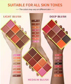 8-Color Cream Blush and Contour Palette