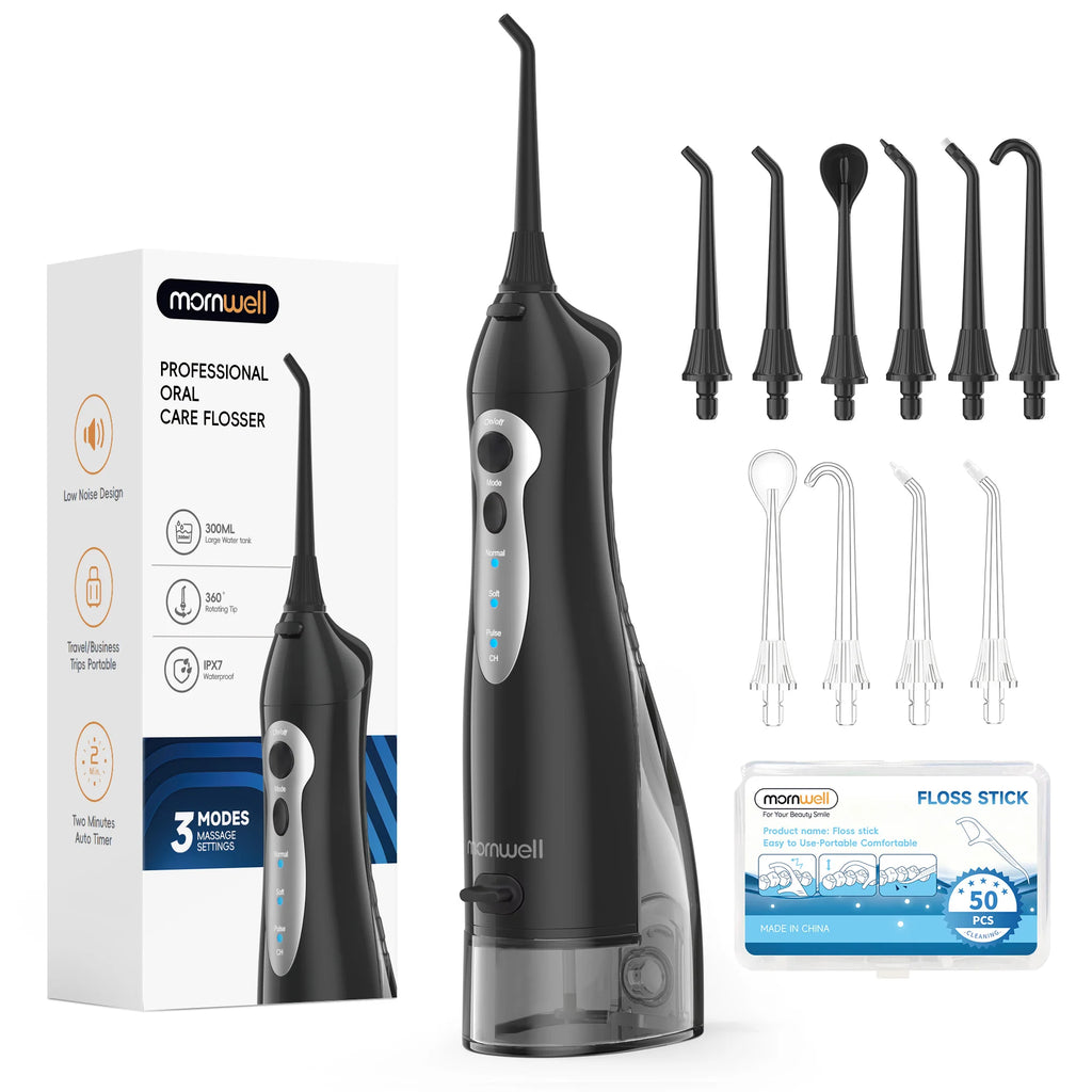Portable USB Rechargeable Cordless Water Flosser for Oral Care