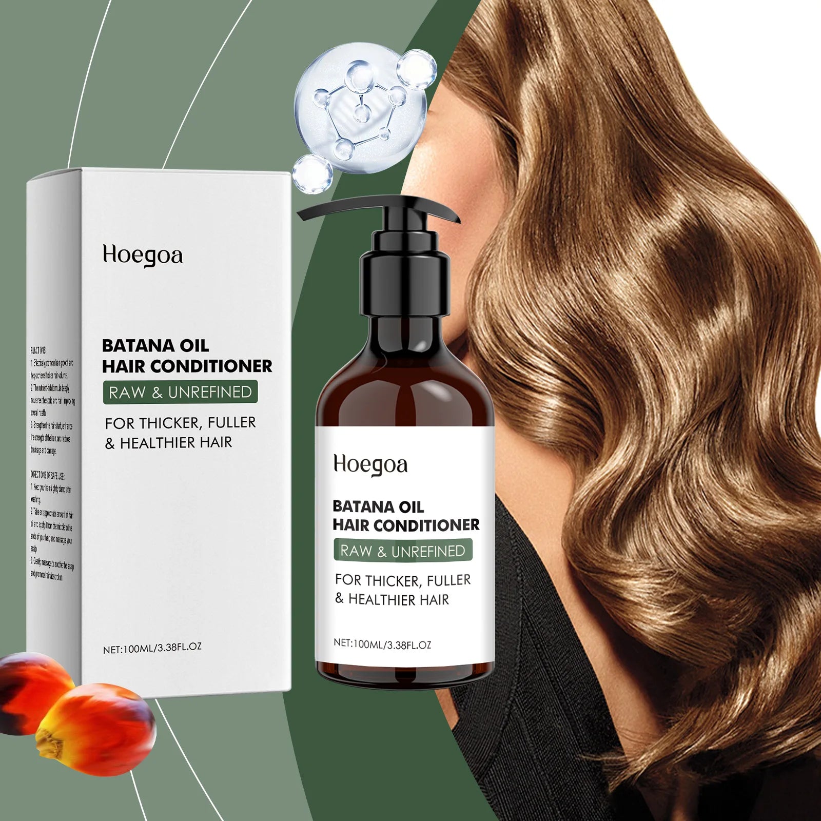 Batana Oil Hair Conditioner 100ml for Thickening and Repair - 1