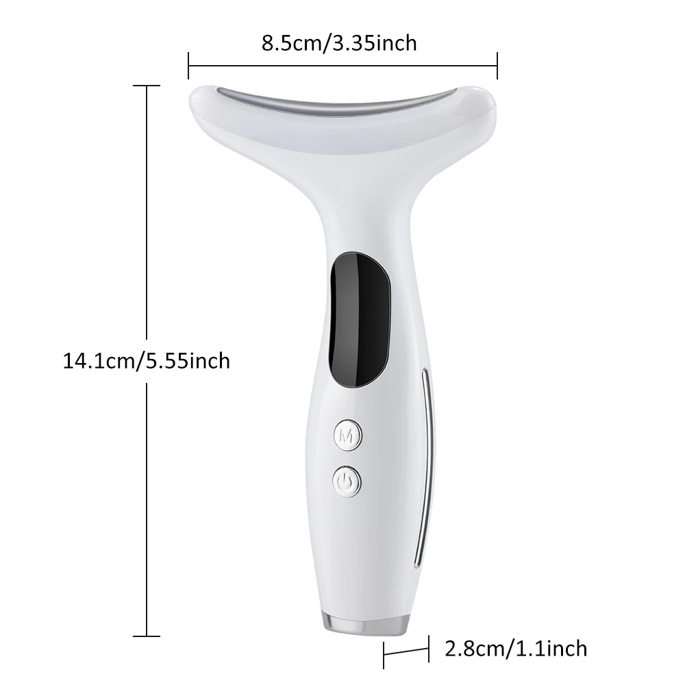 7-Color LED Neck and Face Lifting Massager - 11