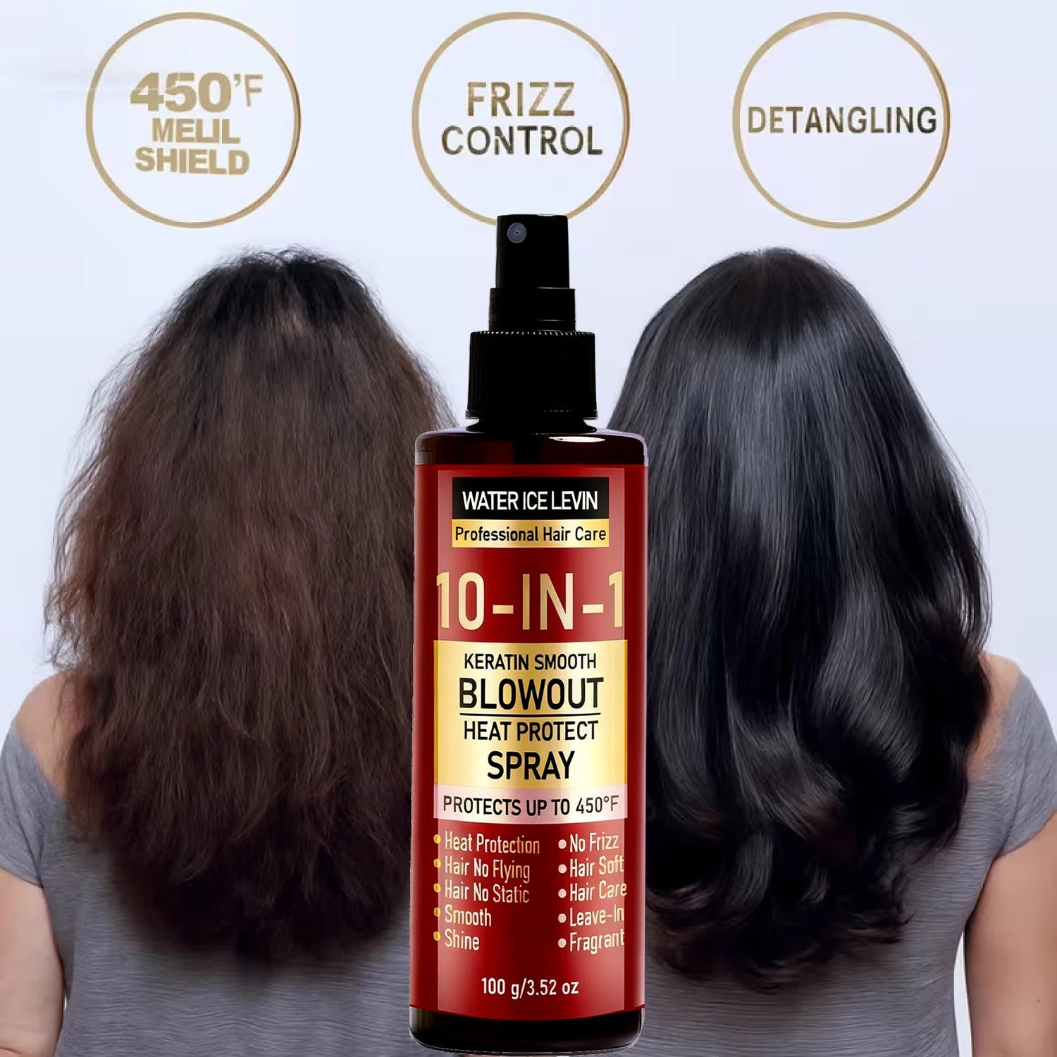 10 in 1 Keratin Heat Protect Hair Spray 100g