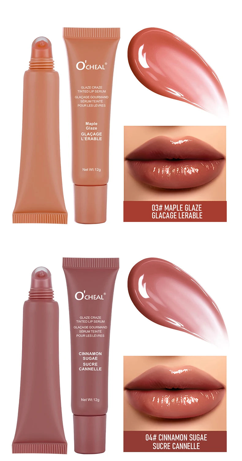 O'Cheal Glaze Tinted Lip Serum Moisturizing Gloss - 14