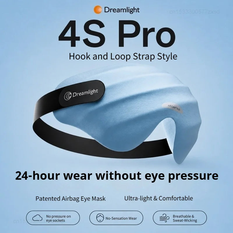 Dreamlight 4S Pro Memory Foam Sleeping Eye Mask Light Blocking Sleep Aid - 47