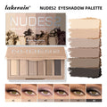 6-Color Nude Eyeshadow Palette for Daily and Evening Makeup