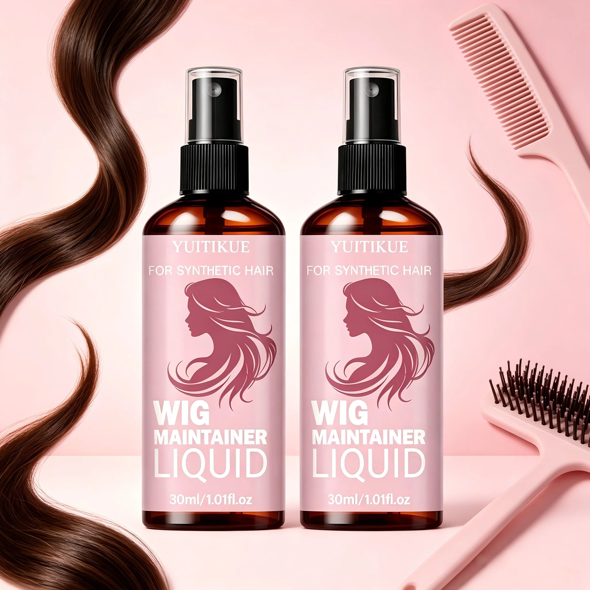 30ml Synthetic Hair Wig Care Liquid Frizz Control Spray