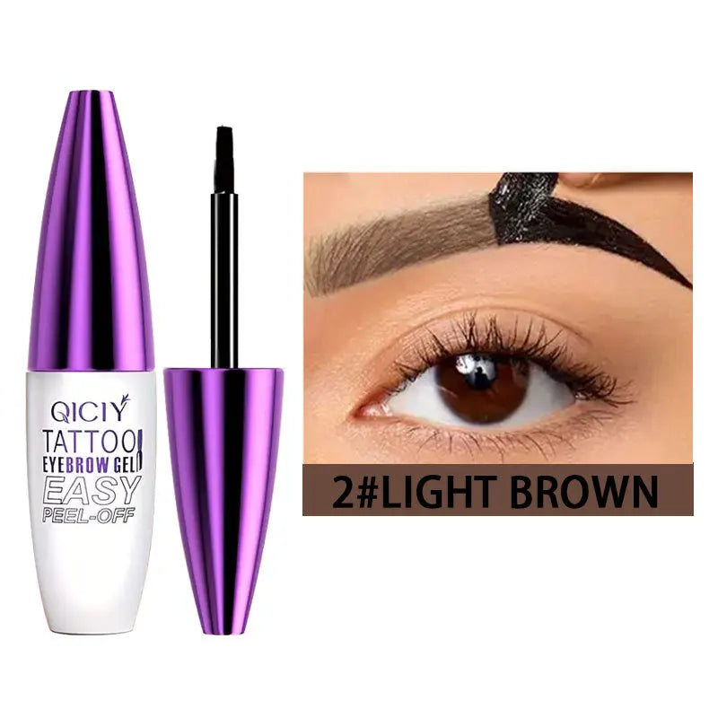 QICIY Peel Off Eyebrow Gel Waterproof Long Lasting Brow Tint