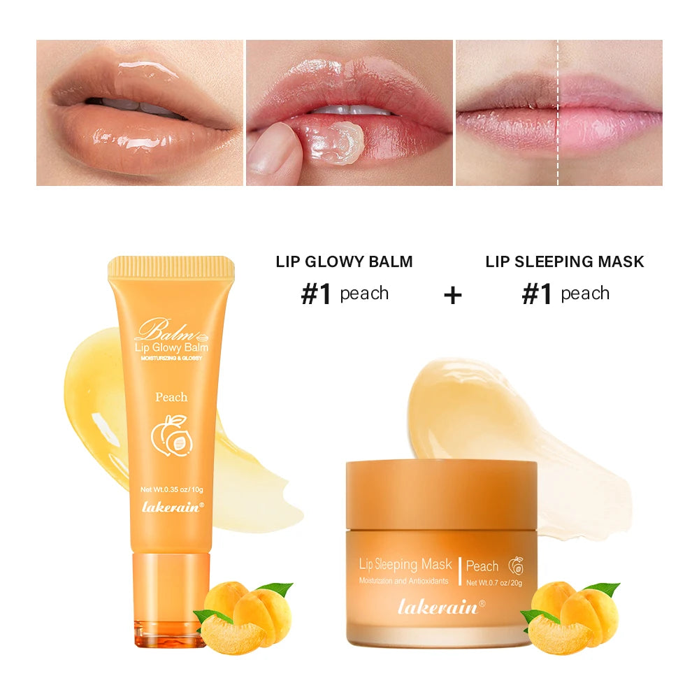 Moisturizing Lip Balm and Sleeping Mask Set - 29