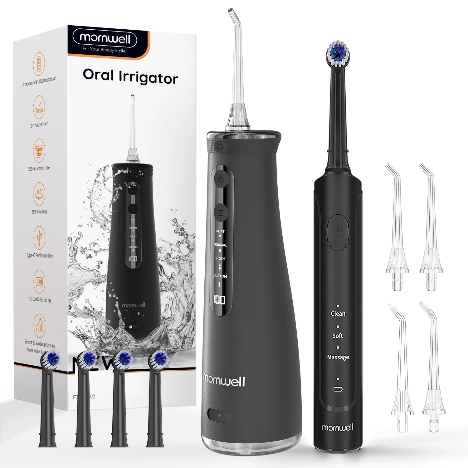 Electric Toothbrush and Water Flosser Combo Set - 20