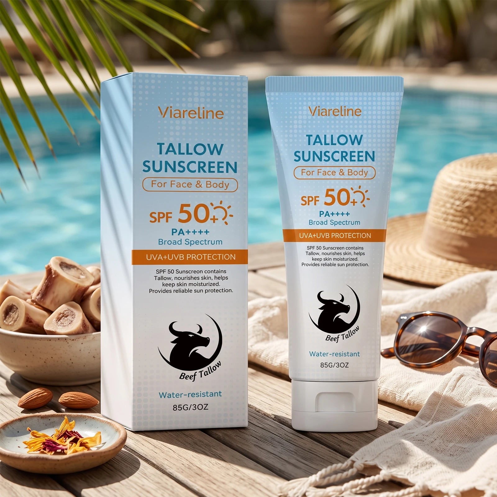SPF 50 Tallow Sunscreen for Face and Body - 7