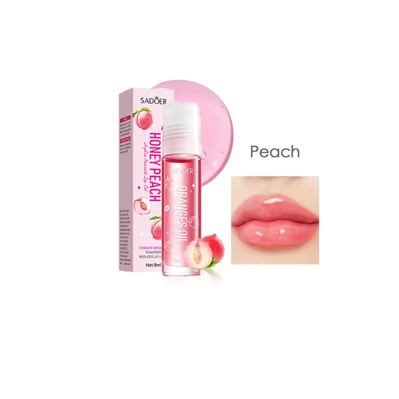 Sadoer Fruit Essence Lip Oil Moisturizing Lip Gloss Hydrating Care