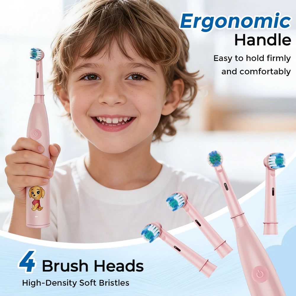 Rechargeable Sonic Electric Toothbrush for Kids - 12