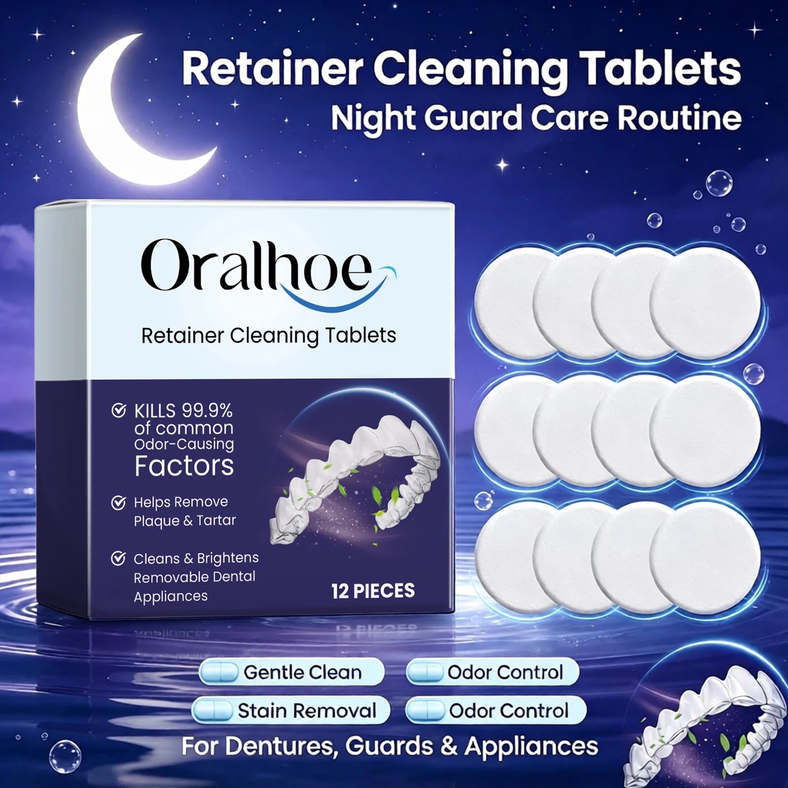 Effervescent Denture and Retainer Cleaning Tablets - 5