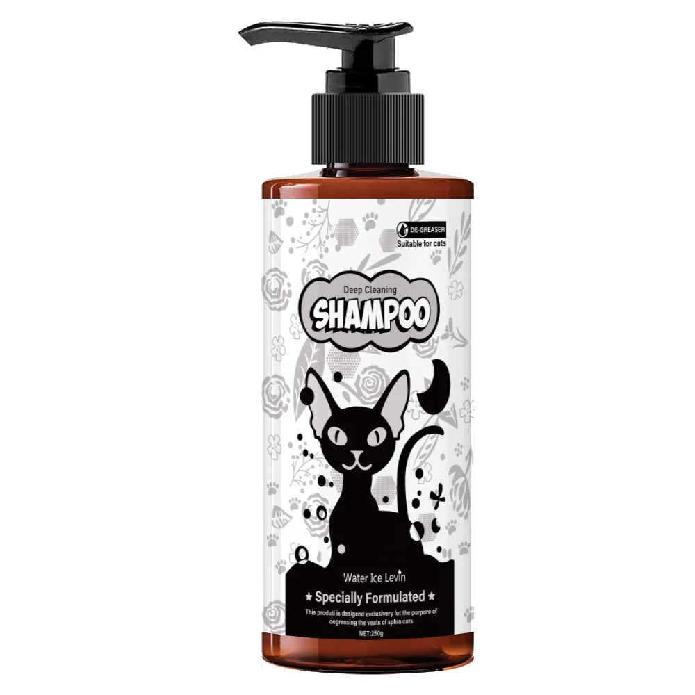 Water Ice Levin Pet Shampoo Deep Cleaning Dog and Cat Fur Wash 250g