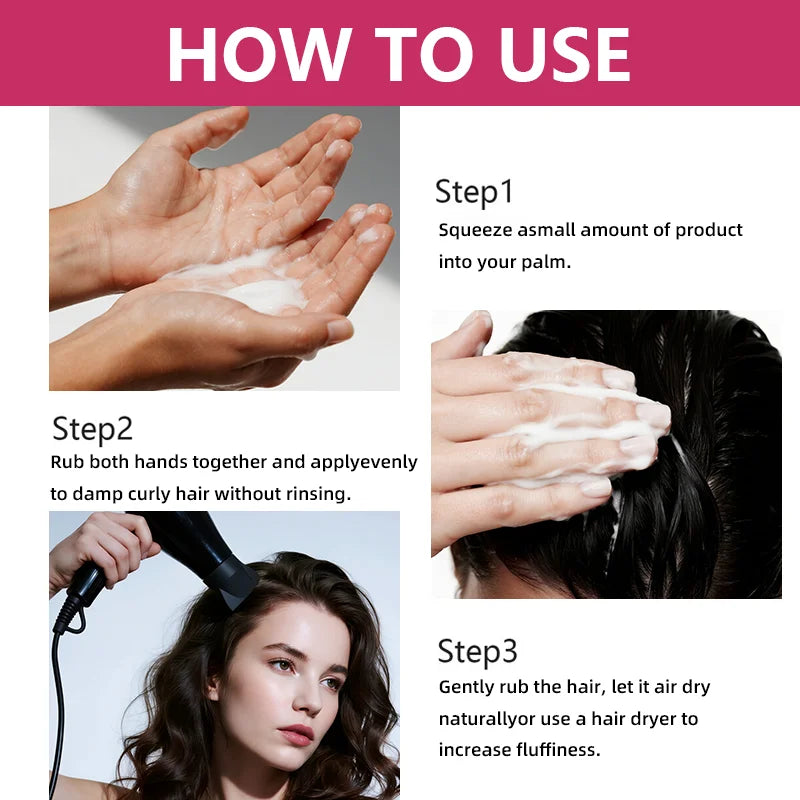 7-in-1 Curling Cream 100g for Curly and Wavy Hair - 5