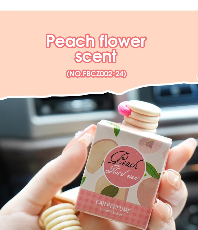 FORMBO Hanging Car Air Freshener Aromatherapy Diffuser Bottle