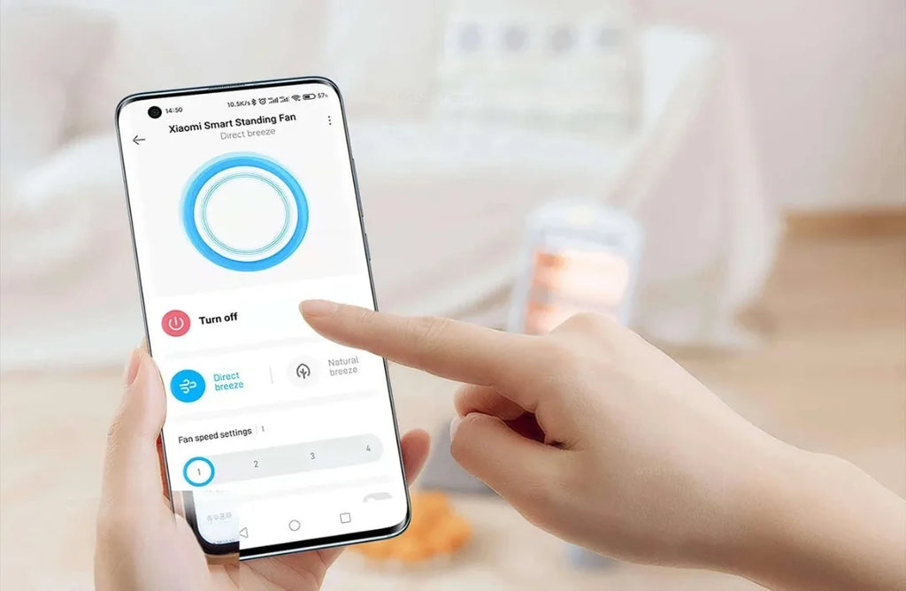 Mijia 1X Smart Standing Fan DC Frequency Conversion Electric Floor Fan