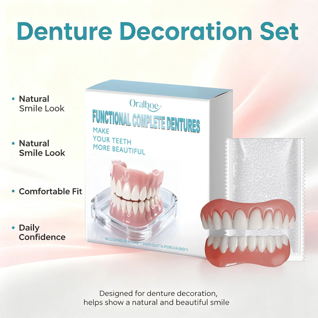 Cosmetic Denture Set for Instant Smile Improvement
