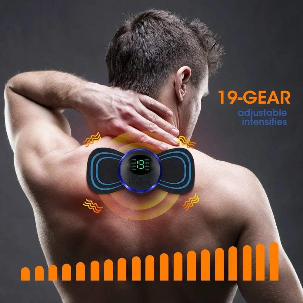 Portable Electric Body Massage Patch with 8 Modes - 3