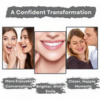 Purple Teeth Whitening Powder Charcoal Stain Remover for Brighter Smile