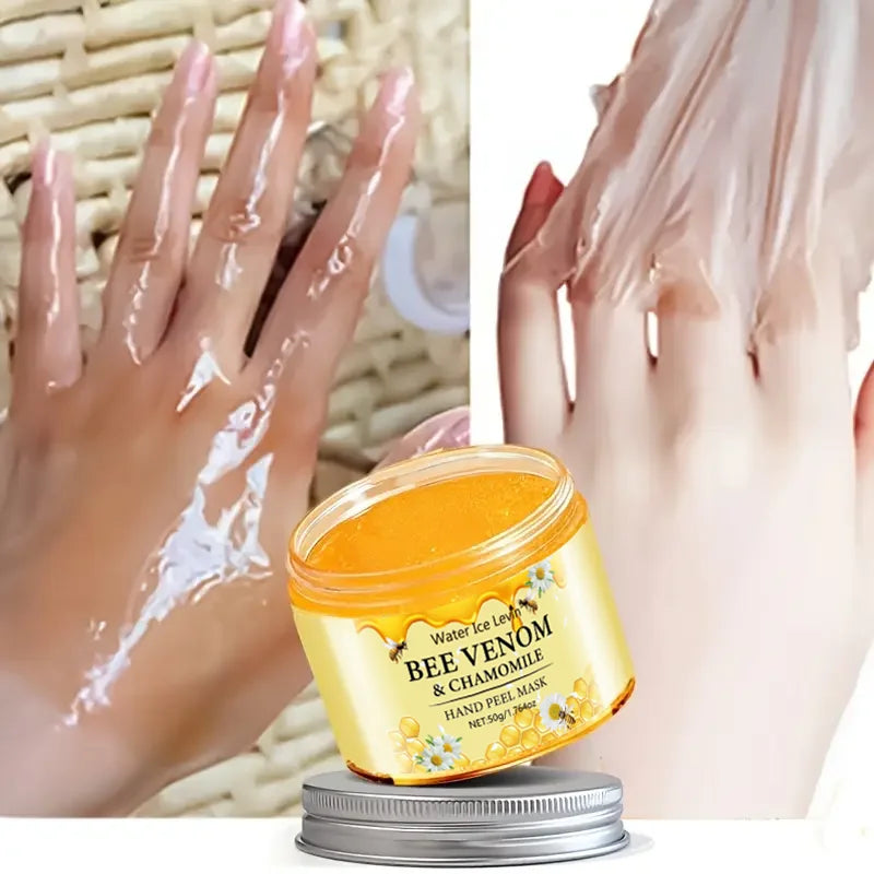 Bee Venom Chamomile Hand Wax Mask Exfoliating Moisturizing Skin Care - 1