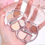 4 Color Eyeshadow Palette Waterproof Matte and Shimmer Makeup Kit