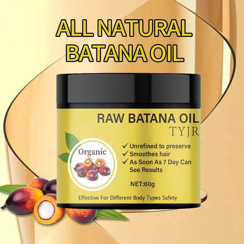 Raw Batana Oil Hair Mask for Repair and Scalp Nourishment 60g