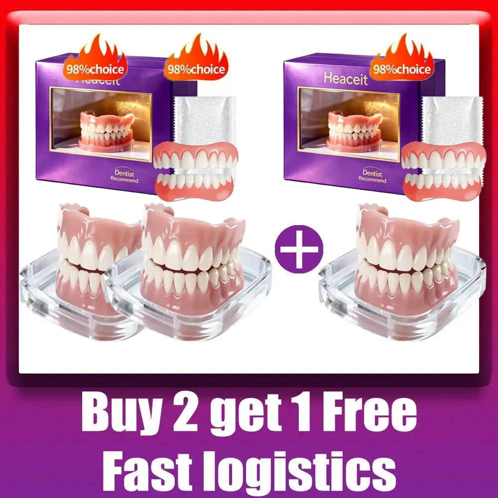 Adjustable Cosmetic Silicone Dentures for Smile Enhancement - 9