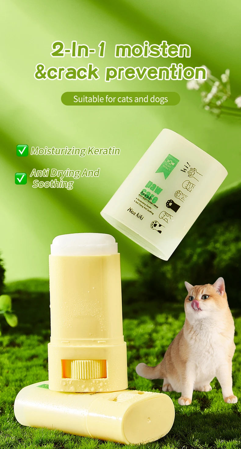Pet Paw and Nose Balm Moisturizing Cream for Dogs and Cats